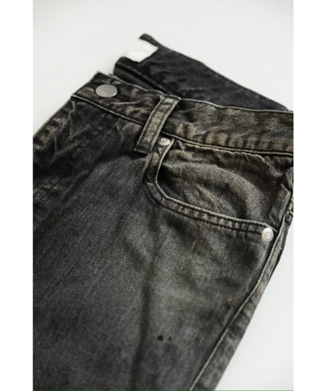 ANCELLM #07 SLIM STRAIGHT 5P DENIM PANTS