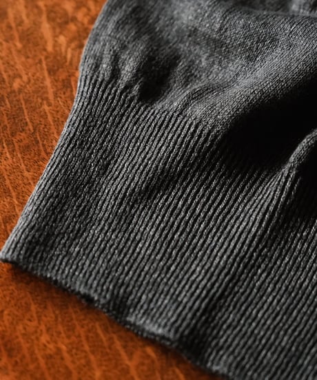 Olde H & Daughter LINEN / SILK PLAIN STITCH V NECK N/S