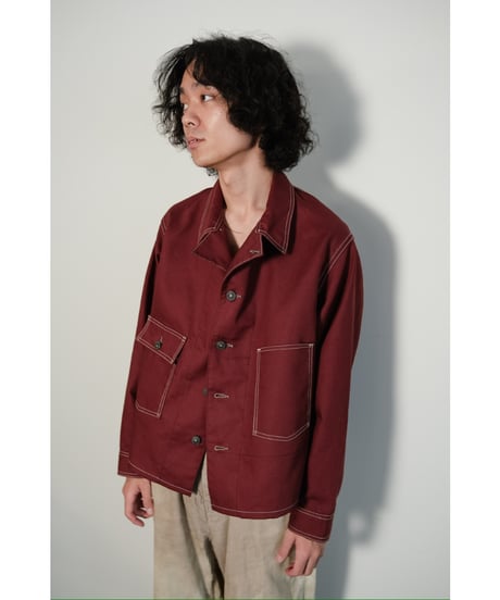 FAUVES "Exclusive" CARPENTER SHORT JACKET - CANVAS -