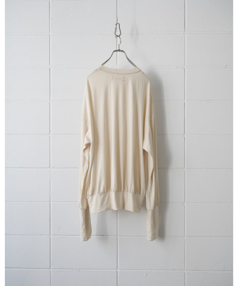 トップス barbell object s bo top (loose) / ecru barbell object / s bo top - loose(ECRU)通販サイト - 京都