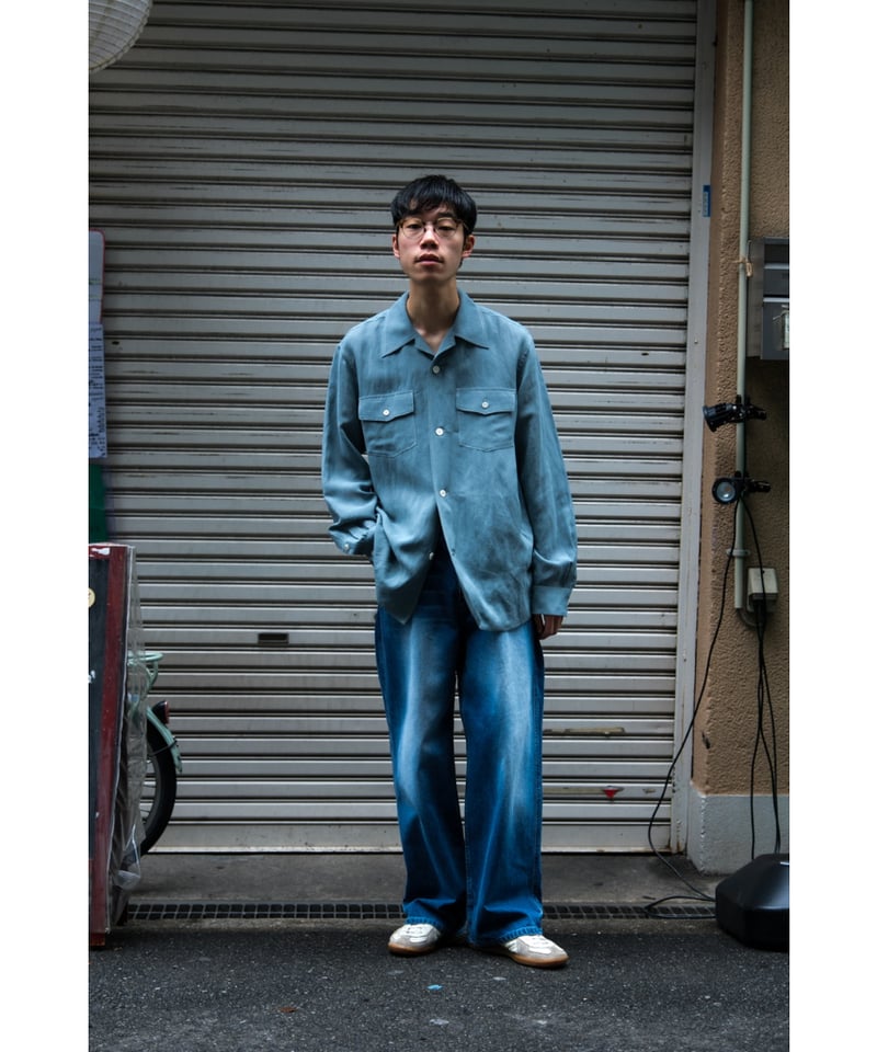 ENCOMING FADED DENIM TROUSER | MusterWerk Sud