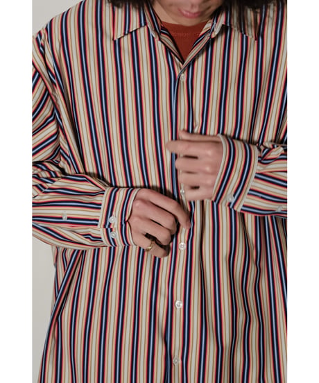 KANEMASA PHIL. 46G Atmosphere Stripe L/S Shirt