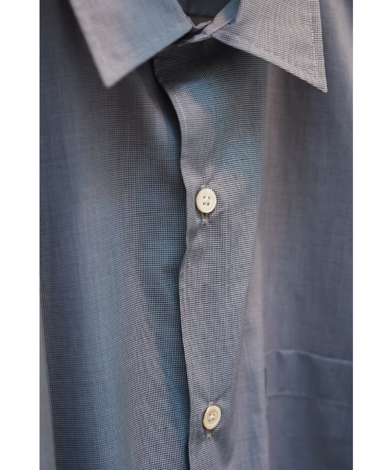 トップス ULTERIOR MICRO GRAPH CHECK POPLIN SHIRT ULTERIOR MICRO GRAPH CHECK POPLIN SHIRT | Muste