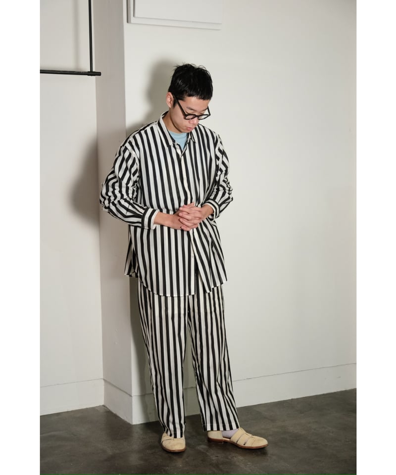 トップス KANEMASA PHIL. 46G Atmosphere Shirt M 46G Atmosphere Stripe L/S Shirt - KANEMASA PHIL. WOMENS