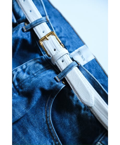 Anderson's "Exclusive" DRESS BELT - LIZARD Embossed -
