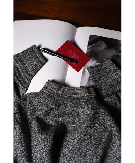 Olde Homesteader RUSTIC JERSEY BOTTOLE NECK SWEATER