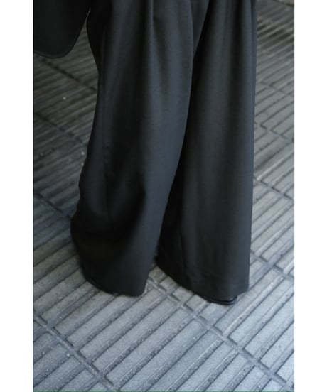 DECHAMPS DOUBLE PLEATED PANTS