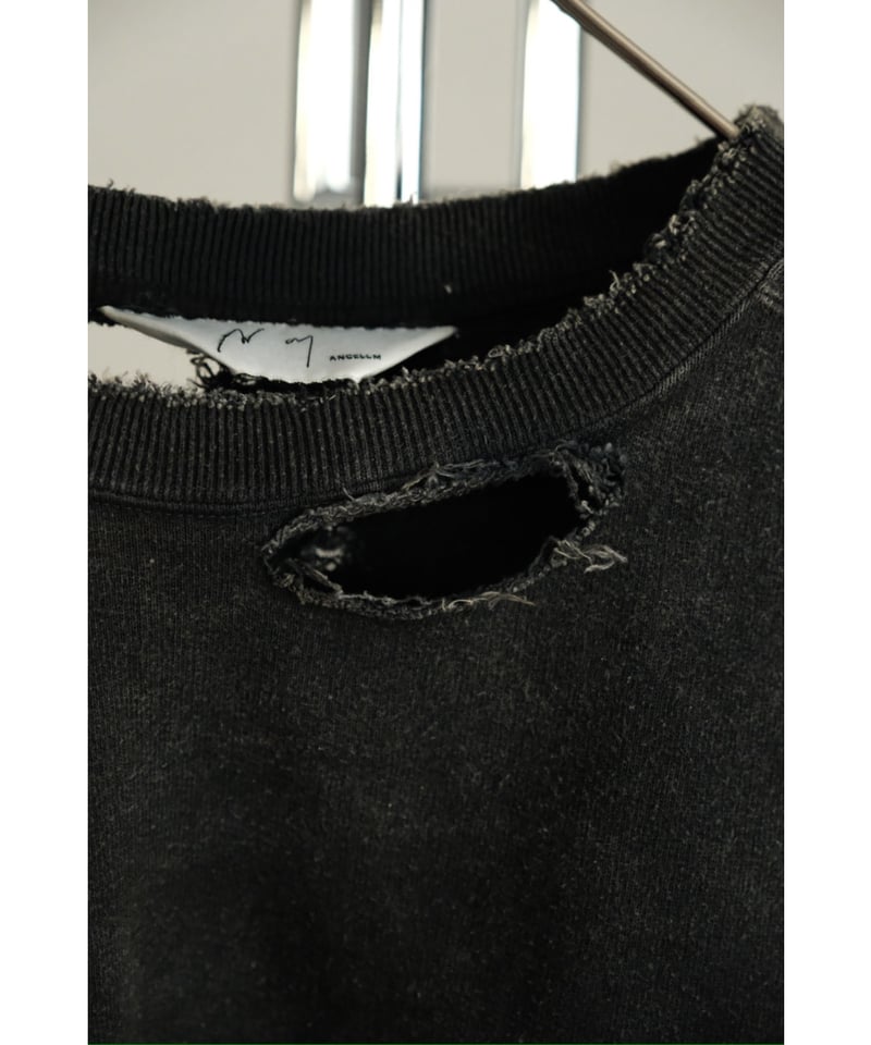 ANCELLM CRASH UNEVEN OVER SWEAT SHIRT | MusterW ANCELLM CRASH UNEVEN OVER SWEAT SHIRT | MusterW