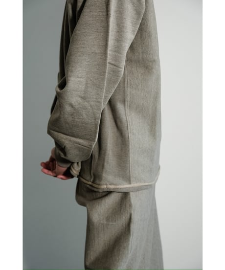 ULTERIOR FADED SILKY TERRY RW HALF ZIP P/O