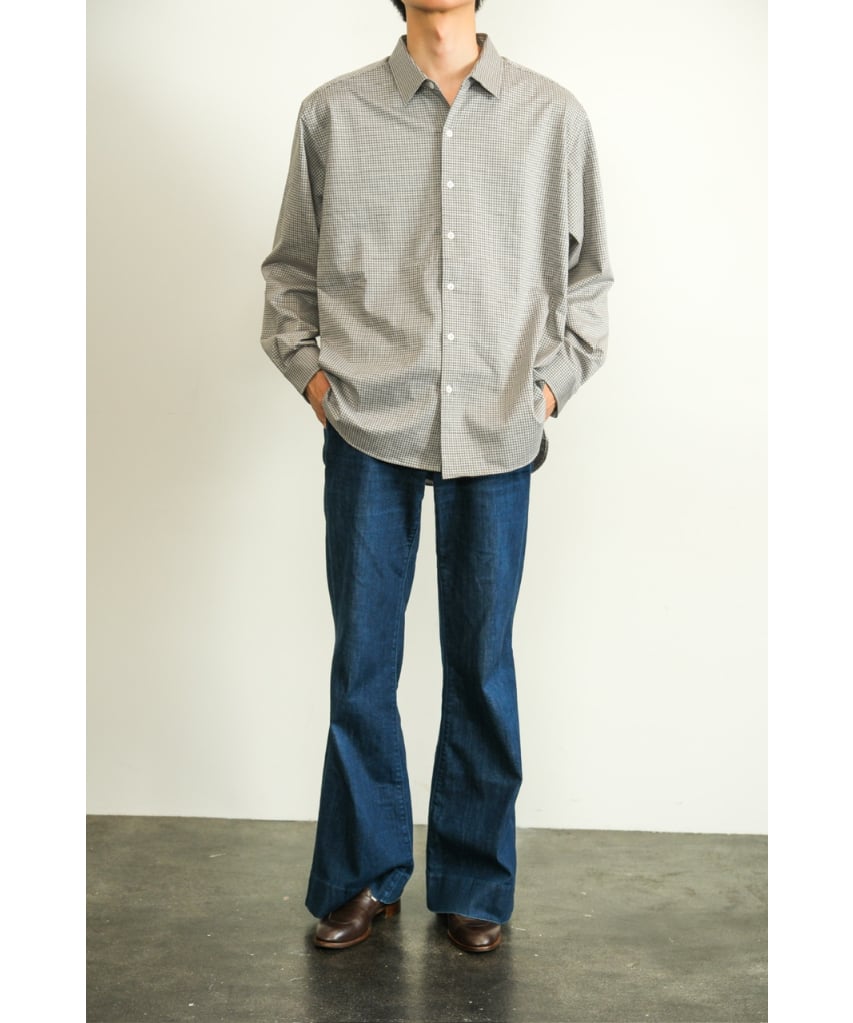 KANEMASA PHIL. 36G Atmosphere Check Shirt | Mus