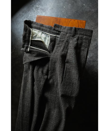 m's braque "Exclusive" TUCKED BAGGY PANTS