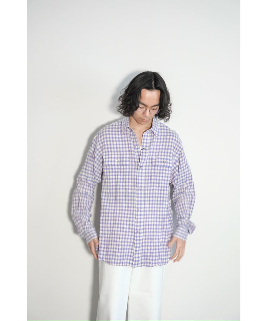 BISOWN CHECK G.I. SHIRTS 柿乃葉 musterwerk