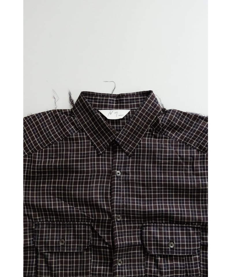 ANCELLM NEL CHECK OVER WORK SHIRT アンセルム ANCELLM NEL CHECK OVER WORK SHIRT | MusterWerk