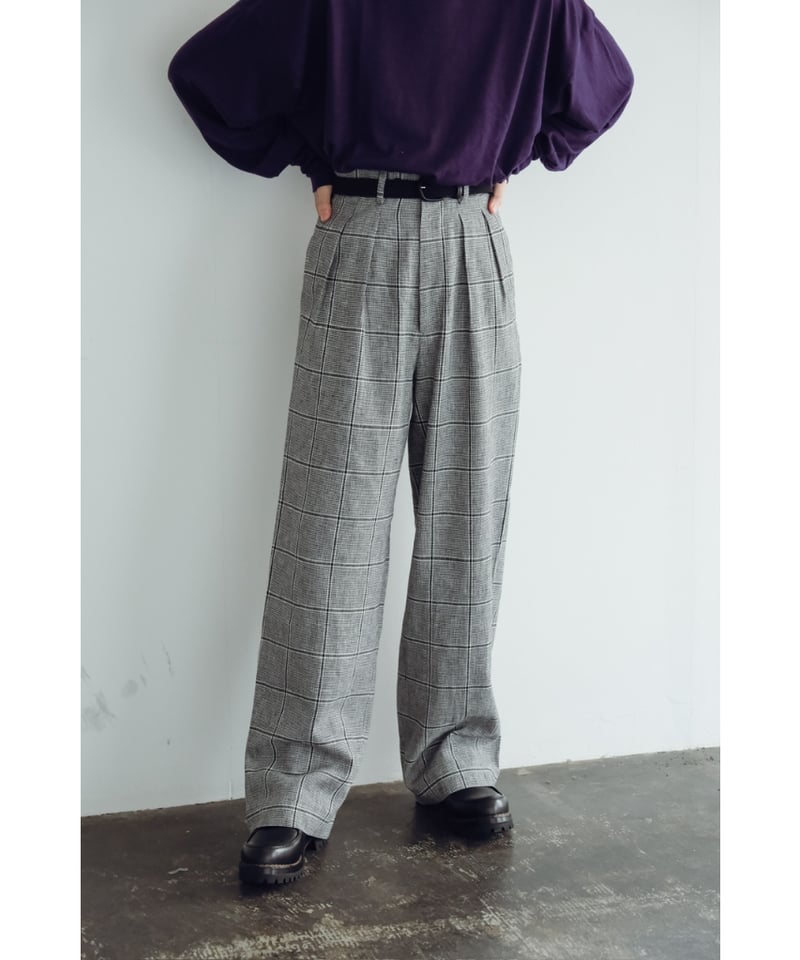 m's braque TUCKED BAGGY PANTS | MusterWerk Sud.