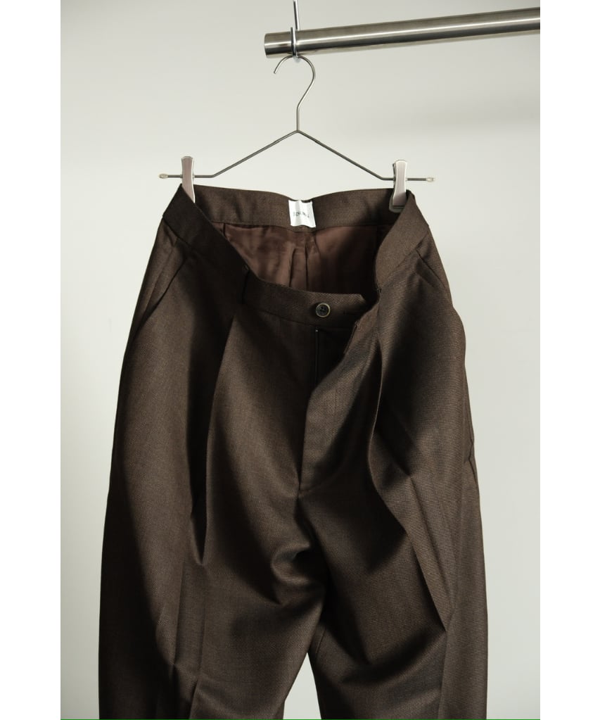 BISOWN MIDDLEWOOL DEEPTUCK TROUSERS | MusterWer