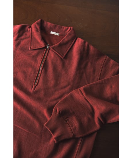 ULTERIOR FADED SILKY TERRY RW HALF ZIP P/O