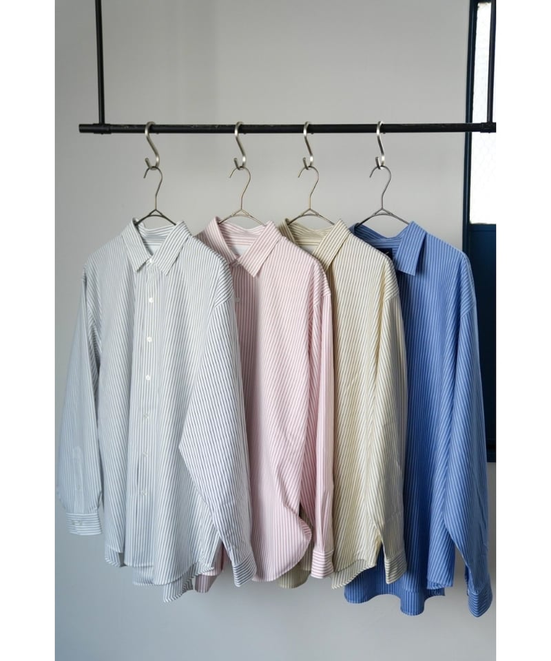 モ*！様 KANEMASA PHIL 46G Atmosphere Stripe KANEMASA PHIL.】46G Atmosphere Stripe S/S Shirt – Mo