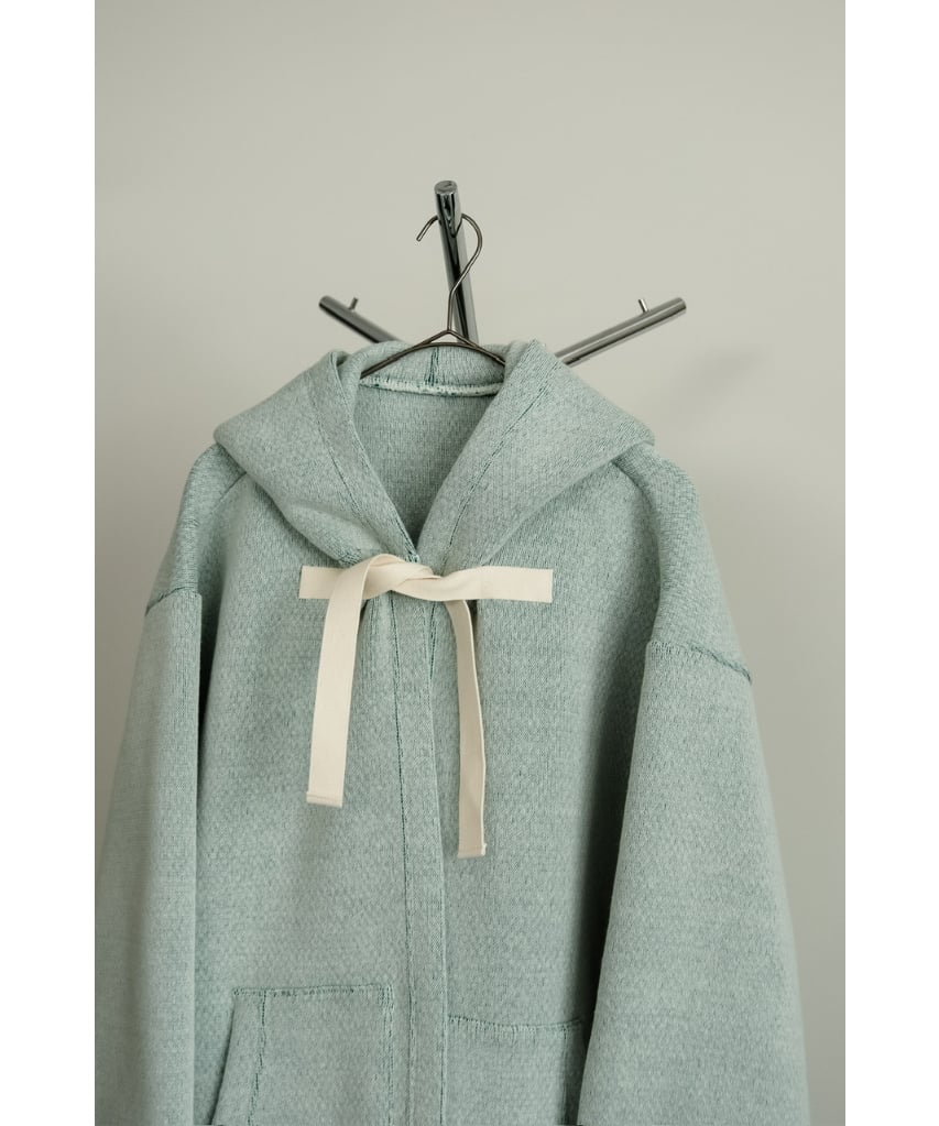 えだまめ　ポステレガント　コットンカシミヤニットフーディ POSTELEGANT Cotton Cashmere Knit Hoodie | Muste