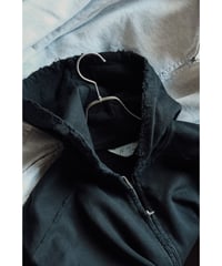 ANCELLM CUT STRIPE HALF ZIP PULL OVER SHIRT | M ANCELLM CUT STRIPE HALF ZIP PULL OVER SHIRT | M