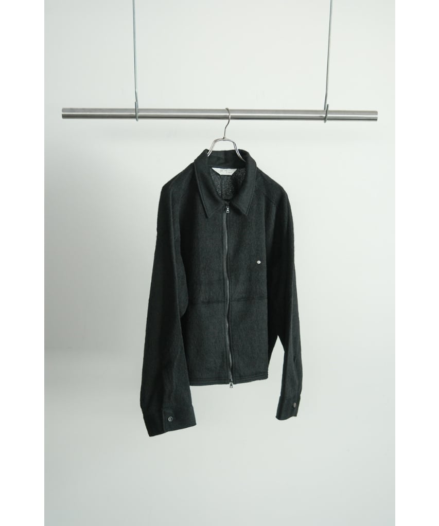 ANCELLM SHAGGY ZIP UP SHIRT | MusterWerk Sud.