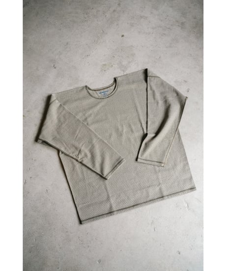 Olde Homesteader YOUTH MOIRE STRIPE JERSEY CREW NECK LONG SLEEVE