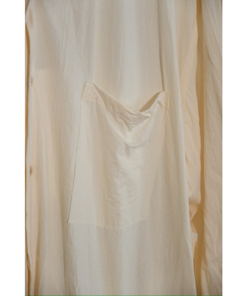 トップス KANEMASA PHIL.46G Artisan L/S Shirt ecru KANEMASA PHIL. 46G Artisan Shirt | MusterWerk Sud.