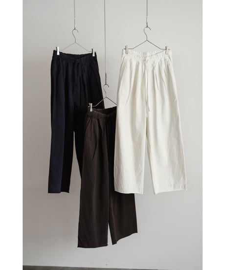 ANCELLM DRAPE WIDE EASY CUT SLACKS