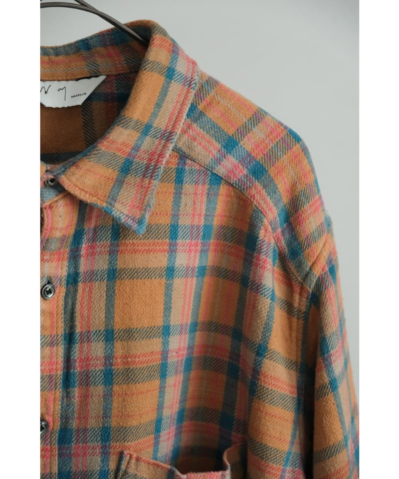 極美品　ANCELLM CHECK PULL OVER SHIRT rDfybhj5vaQ2.jpg?width=768