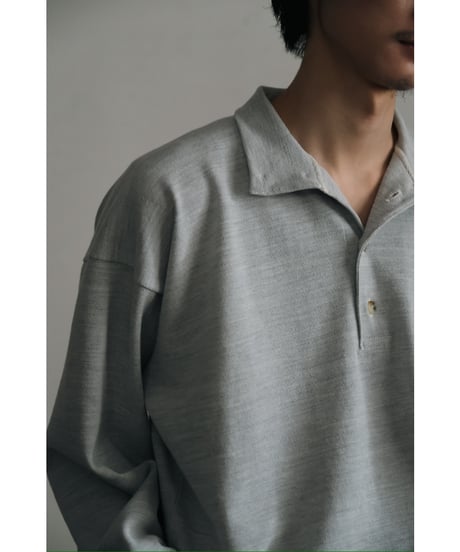 YE OLDE & NEW MAN RANDONNEUR MOCK POLO SHIRT (MIXED PIQUE)