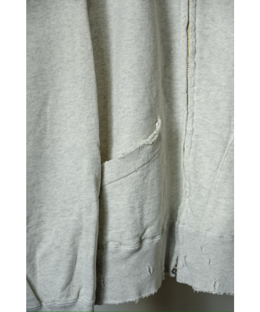 ANCELLM CRASH ZIP HOODIE | MusterWerk Sud. ANCELLM CRASH ZIP HOODIE | MusterWerk Sud.