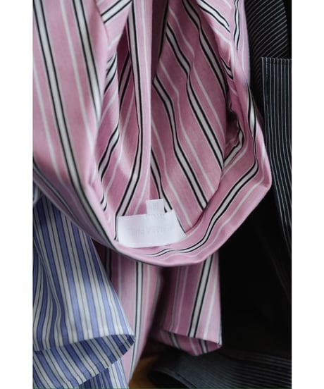 KANEMASA PHIL. "Exclusive" 46G Stripe Delta Shirt