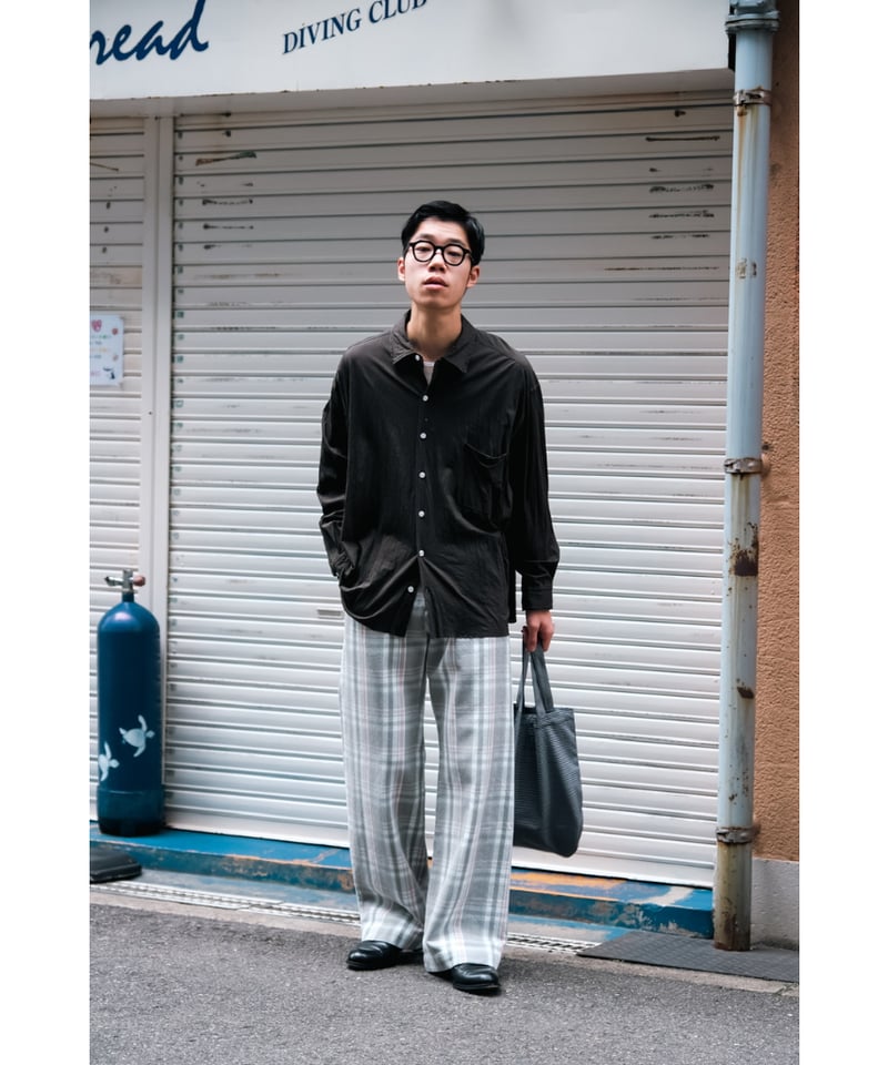 m's braque ONE-IN TUCK BLEACHED WIDE PANTS | Mu m's braque ONE-IN TUCK BLEACHED WIDE PANTS | Mu