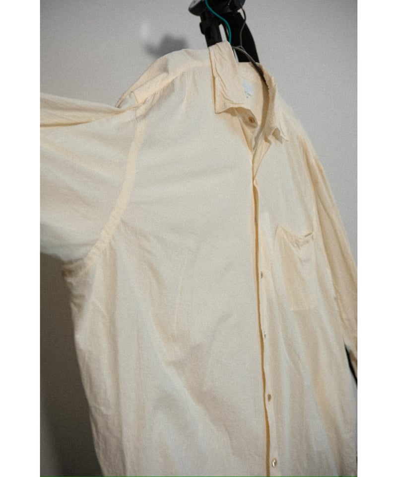 トップス KANEMASA PHIL.46G Artisan L/S Shirt ecru KANEMASA PHIL. 46G Artisan Shirt | MusterWerk Sud.