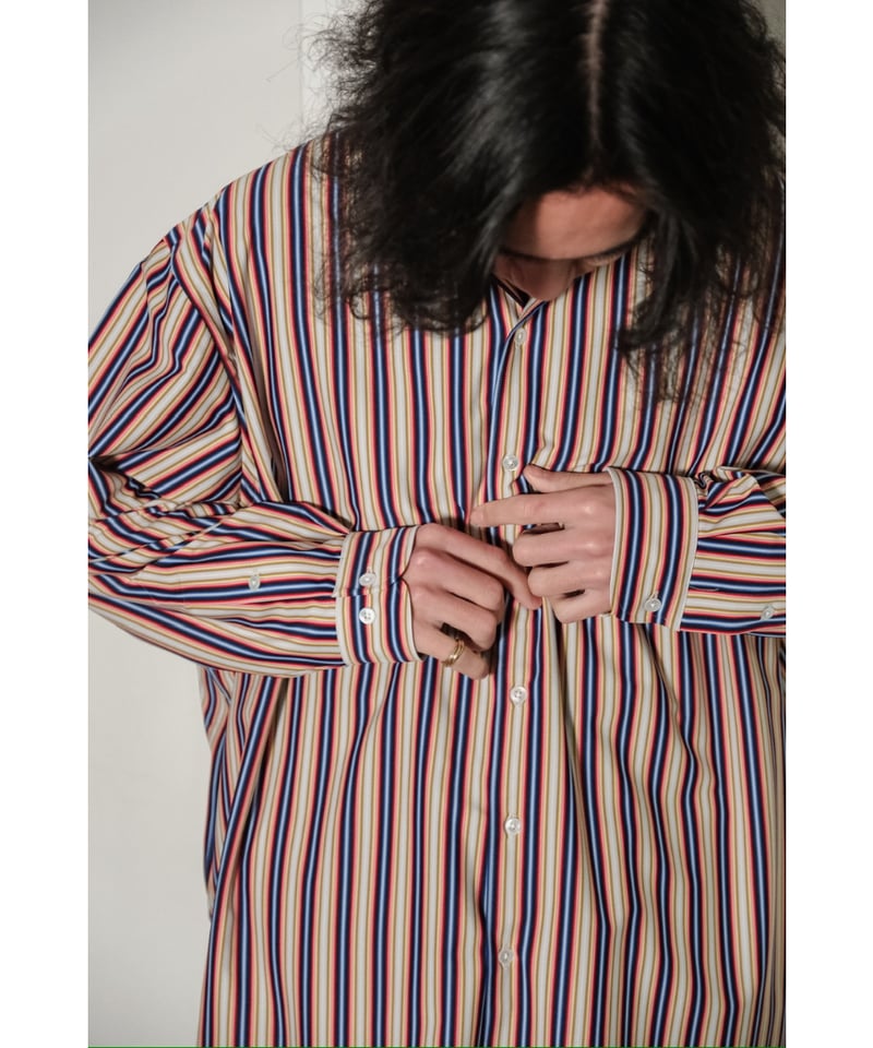 KANEMASA PHIL. 46G Atmosphere Stripe L/S Shirt