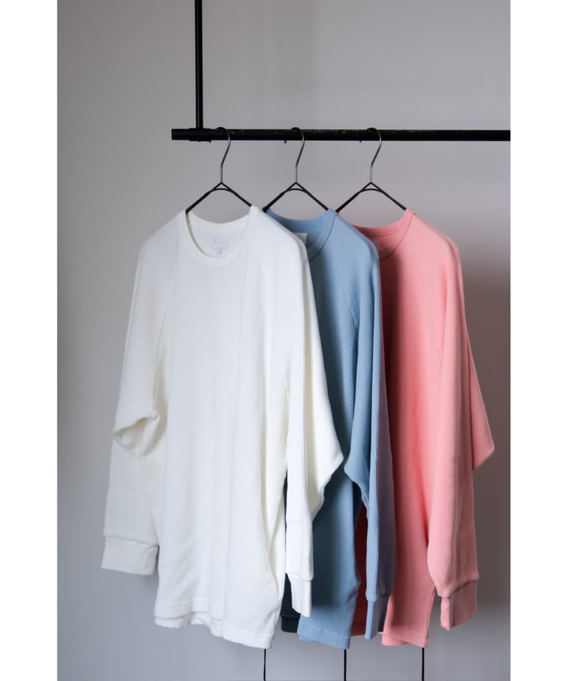 トップス KANEMASA PHIL. 18G Heavy Weight Waffle 18G Heavy Weight Garment Dye L/S Waffle | KANEMASA PHIL