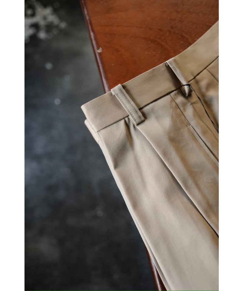 25SS BISOWN WIDE CHINO 3 スラックス ワイドパンツ VONIQUE / BISOWN / WIDE CHINO