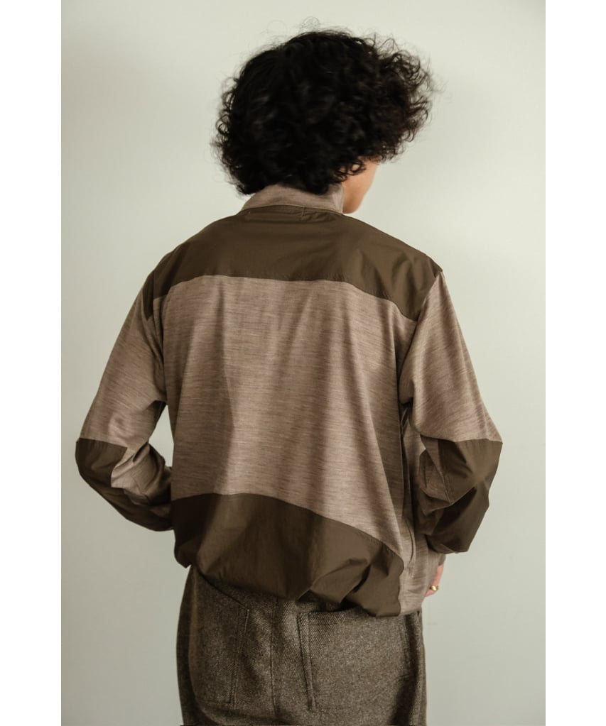 Juana de Arcoメリノウールミントグリーン フード付きケープ Juana de Arcoメリノウールミントグリーン フード付きケープ