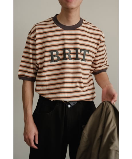 The DUFFER N NEPHEWS SHORT SLEEVE BORDER T-SHIRT