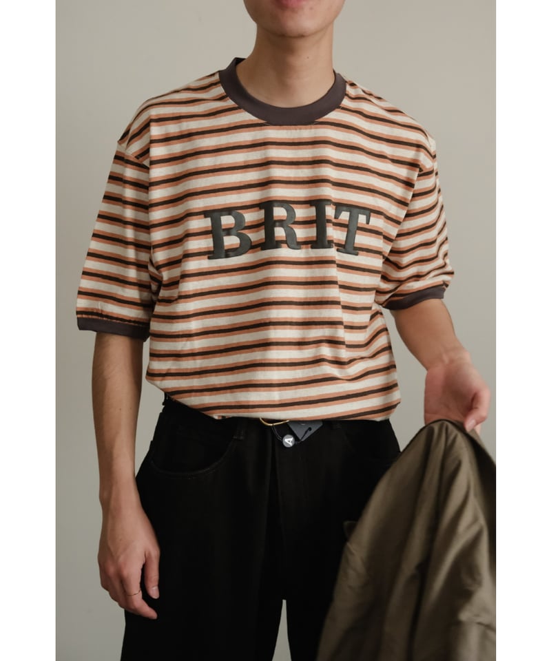 The DUFFER N NEPHEWS SHORT SLEEVE BORDER T-SHIR