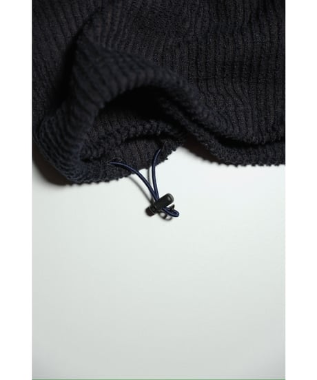 ANCELLM CUT STRIPE HALF ZIP PULL OVER SHIRT
