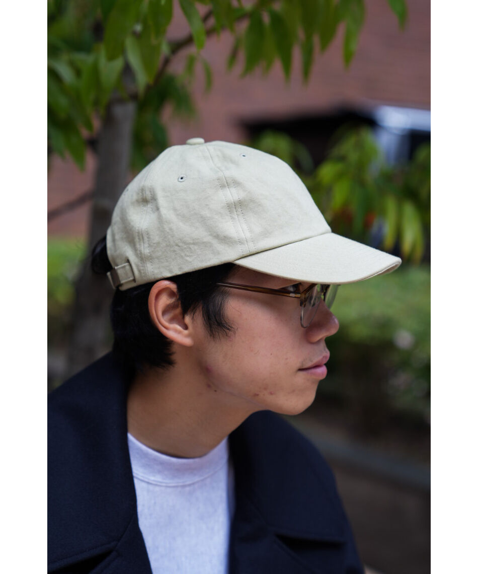 ULTERIOR WASHED BIZEN GABARDINE 6 PANELED CAP | ULTERIOR WASHED BIZEN GABARDINE 6 PANELED CAP |