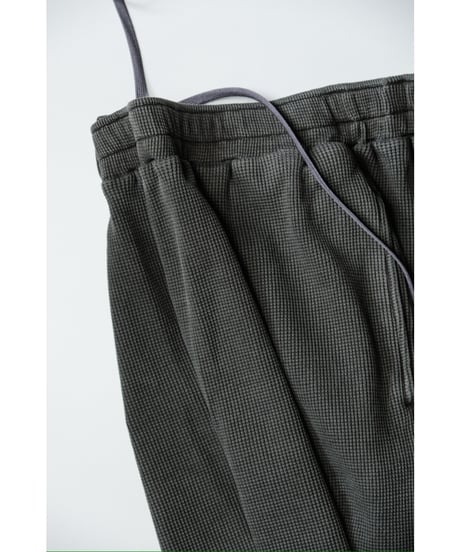 KANEMASA PHIL. 18G Heavy Weight Garment Dye Waffle Pants