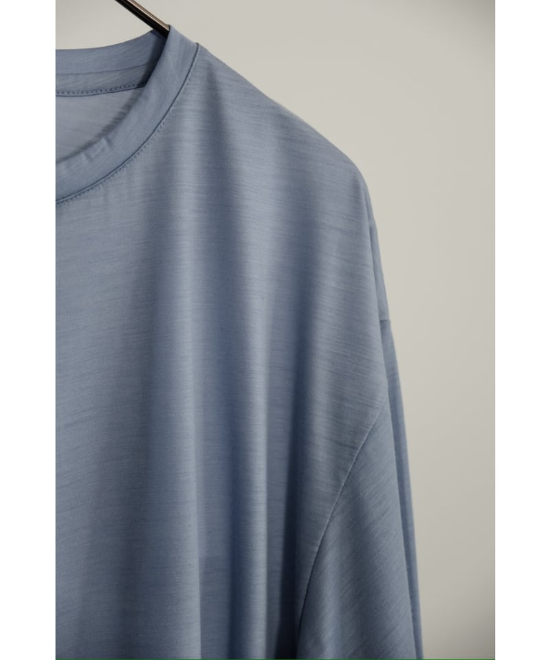 KANEMASA PHIL. 36G Wool Henley Silky LS Tee | M