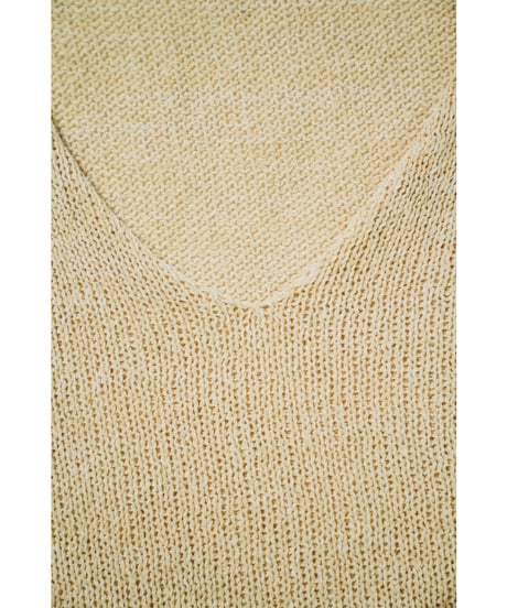 obafer "Exclusive" 和紙 V Neck Pullover