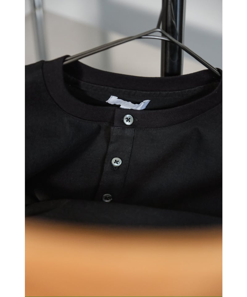 KANEMASA PHIL. 22G Air Spinning Henley LS Tee |