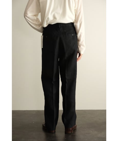 USED Linen Tuck Trousers