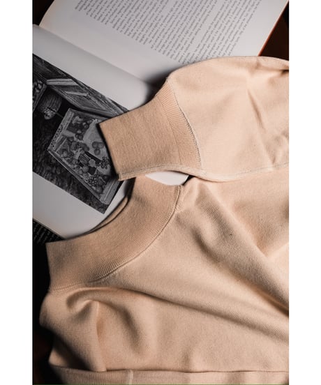 Olde Homesteader RUSTIC JERSEY BOTTOLE NECK SWEATER