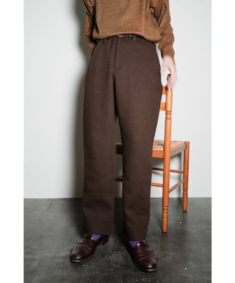 Gorsch the merry coachman Round York Wide Ridge Wool Trousers