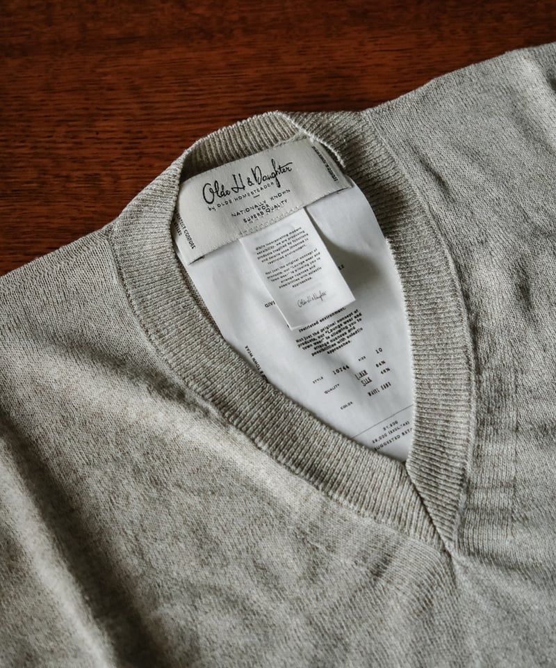 Olde H & Daughter LINEN / SILK PLAIN STITCH V N