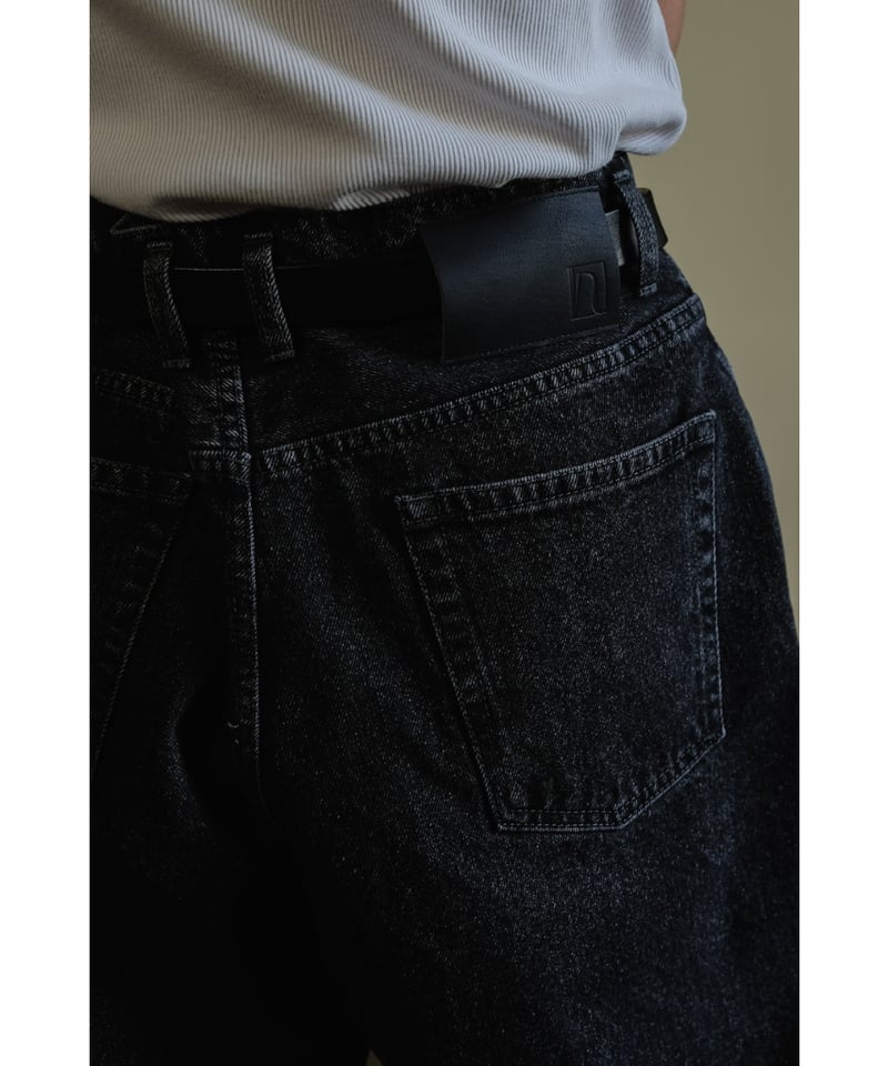 【新品タグ付】nakedgauge ASHLEY JEANS nakedgauge ASHLEY JEANS ”FADE BLACK”［フェードブラック